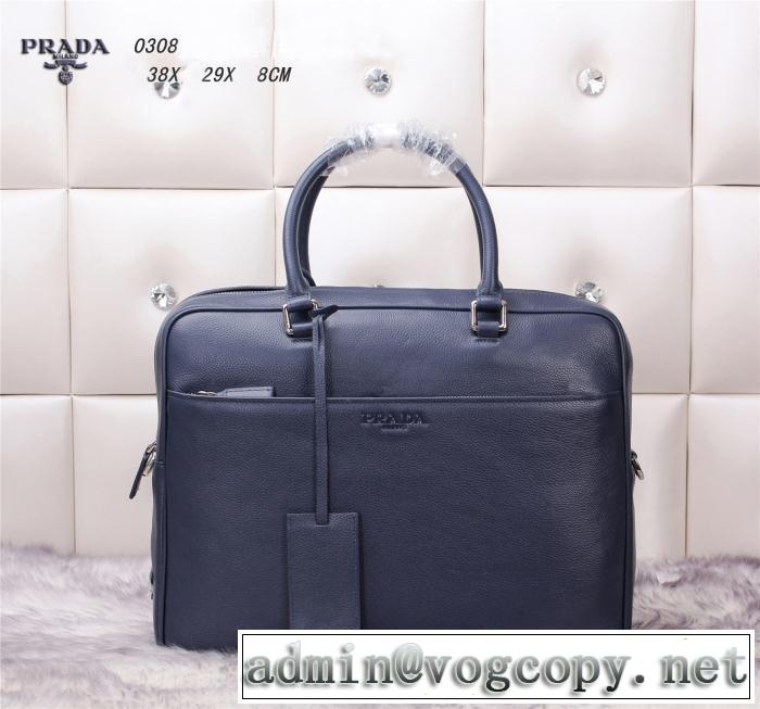 PRADA プラダ 2014 新品 メンズ用 手持ち&ショルダー掛け 0308