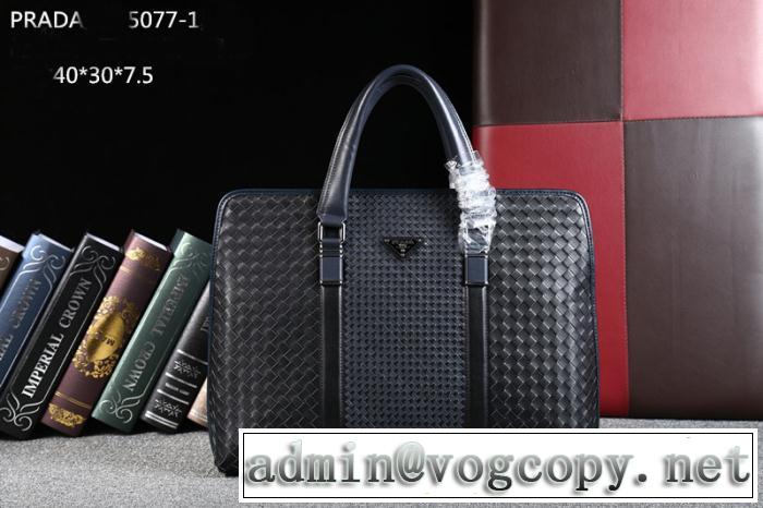 PRADA プラダ 2014 入手困難 メンズ用 手持ち&ショルダー掛け 5077-1