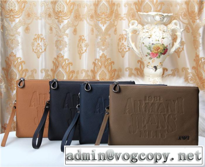 ARMANI アルマーニ 2014 ファスナー開閉 高級感を備えている 財布メンズ 59395