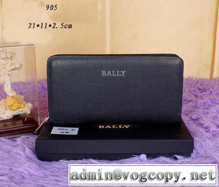 BALLY バリー 2014 首胸ロゴ 活躍の財布メンズ ファスナー開閉 905-1
