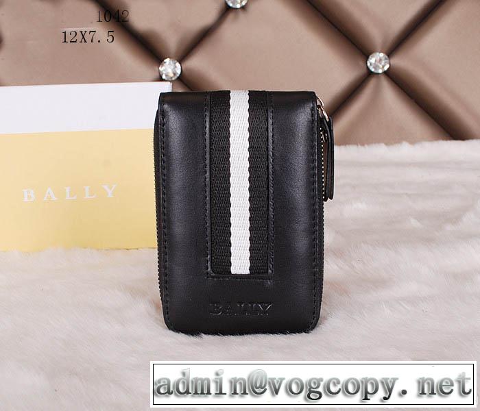 BALLY バリー 2014 高級感溢れるデザイン ファスナー開閉 キーバッグ 1042