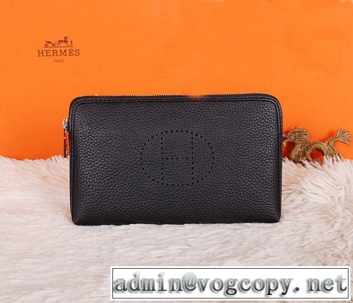 HERMES エルメス 値下げ！2014 ファスナー開閉 財布メンズ 227-2