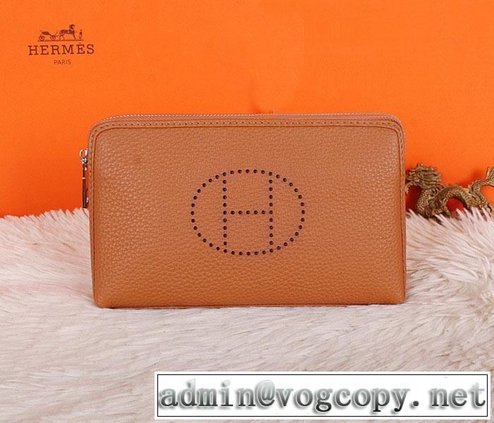 HERMES エルメス 人気商品 2014 ファスナー開閉 財布メンズ 227-2