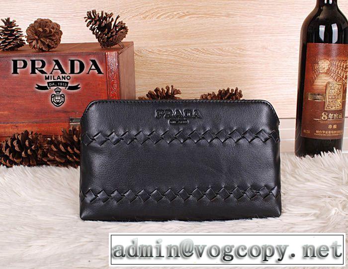 2014秋冬 prada プラダ 新品 財布メンズ 9918-7