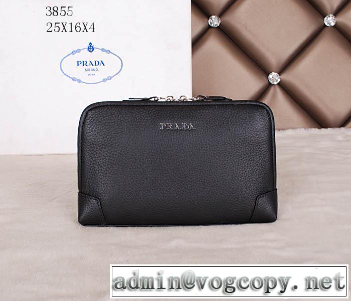 PRADA プラダ 大特価 2014 ファスナー開閉 財布メンズ 3855