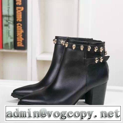 秋冬 2014 sale!今季 alexander mcqueen アレキサンダー マックイーン スティックヒール レディース ョートブーツ