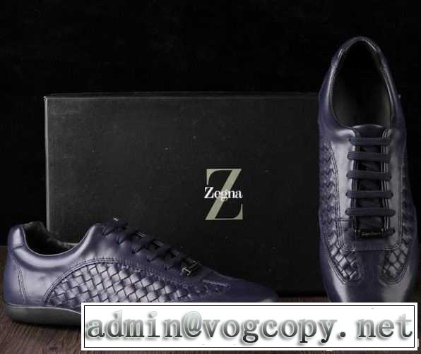 超人気美品◆ 2014春夏 ermenegildo zegna エルメネジルド ゼニア スニーカー 靴 2色可選
