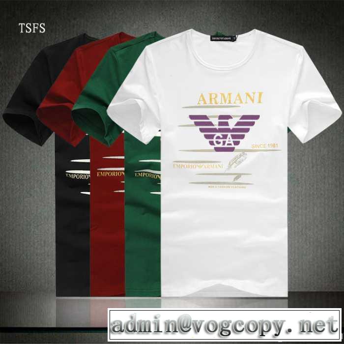 人気が爆発 2014 armani アルマーニ半袖tシャ