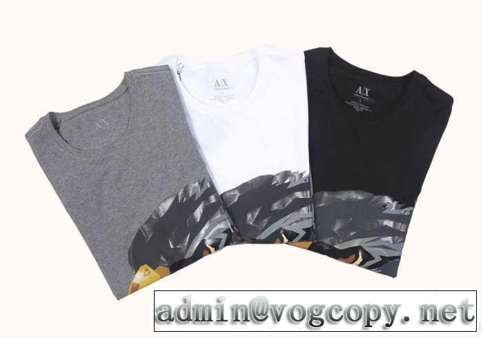 抜群の雰囲気が作れる!2014春夏新作 armani アルマーニ 半袖tシャツ