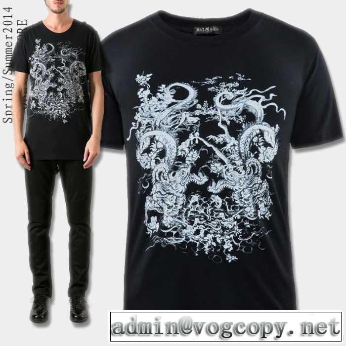 【激安】2014春夏新作 balmain バルマン 半袖tシャツ