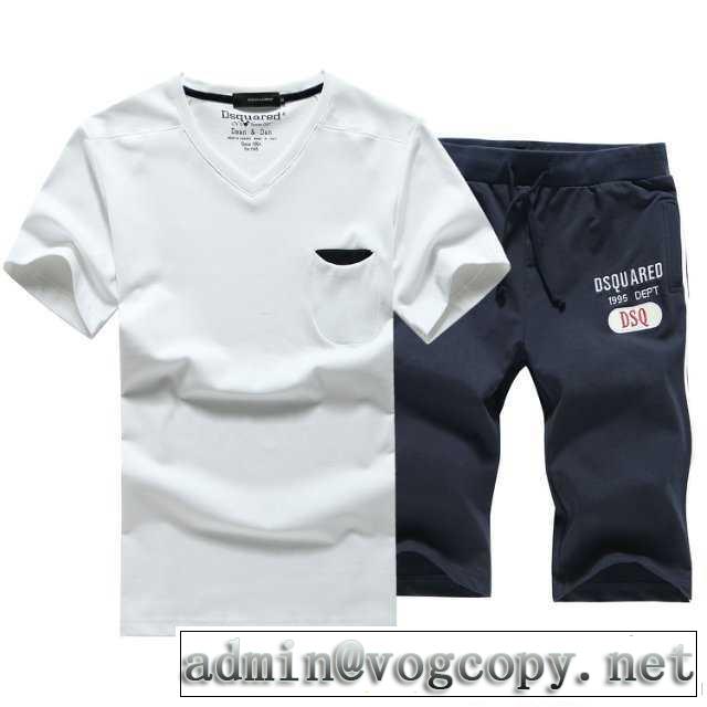 2014春夏 sale!今季 ディースクエアード 半袖 tシャツセットアップ上下