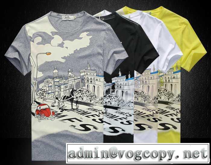 欧米韓流 エルメス 2014春夏 半袖 Tシャツ