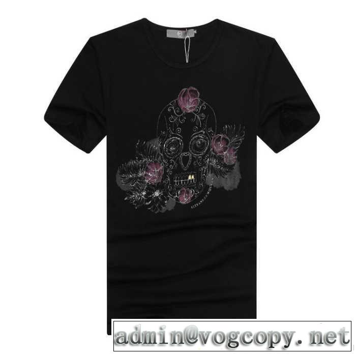 人気が爆発 2014春夏 アレキサンダー マックイーン半袖 Tシャツ