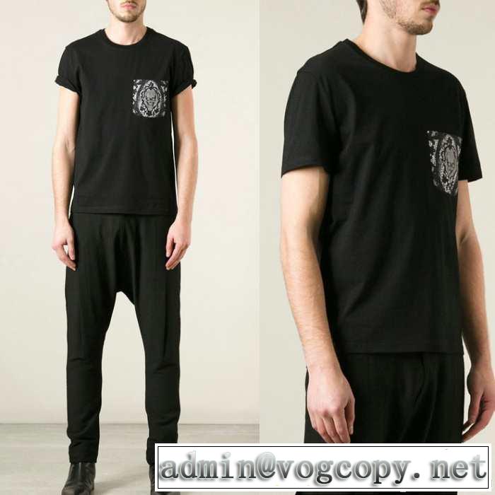 SALE開催 2014春夏 alexander mcqueen アレキサンダー マックイーン ラウンドネック半袖tシャツ 5473a