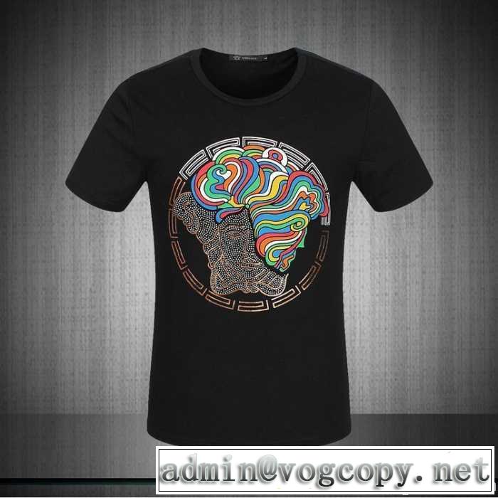  ◆モデル愛用◆ 2014 versace ヴェルサーチ 半袖tシャツ