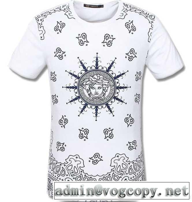 2014夏コーデにVERSACE ヴェルサーチ 半袖tシャツ
