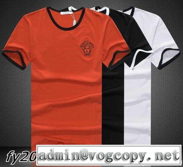 安心★追跡付 2014春夏 ヴェルサーチ 半袖 Tシャツ★3色可選