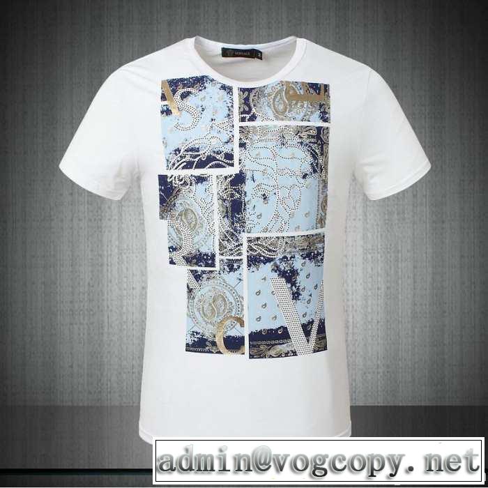 高級感演出 versace ヴェルサーチ 2014春夏 半袖tシャツ 3色可選