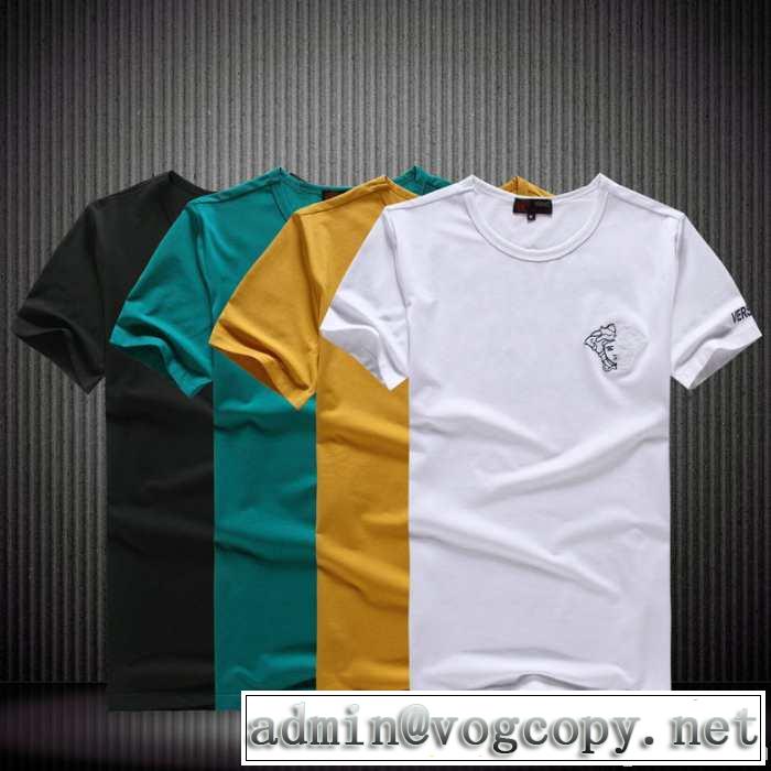 2014春夏 ★新作セールversace ヴェルサーチ 半袖tシャツ 4色可選
