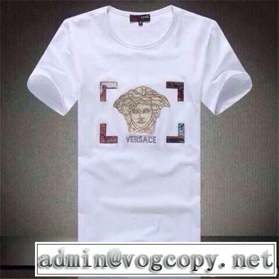 2014春夏 高級感演出 versace ヴェルサーチ 半袖tシャツ 2色可選