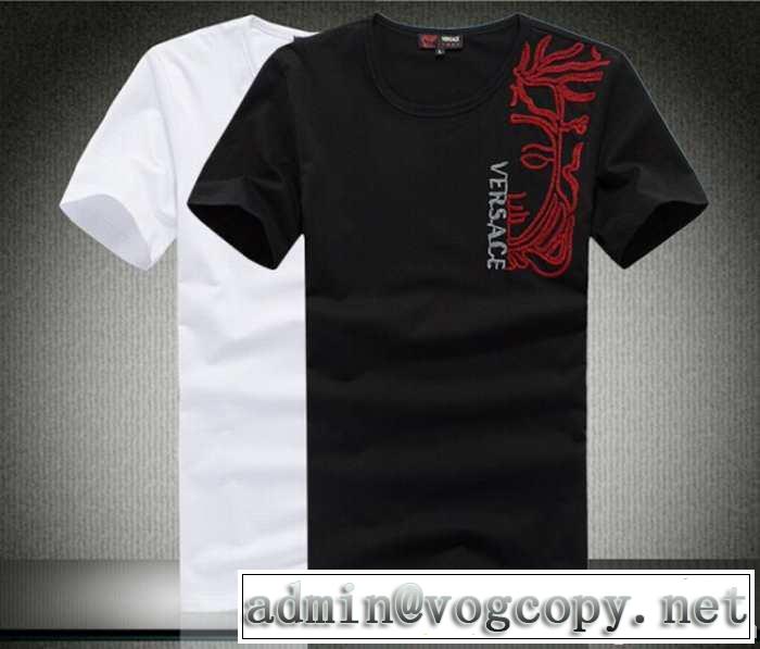 2014春夏 人気商品 versace ヴェルサーチ 半袖 tシャツ 2色可選