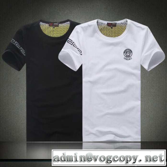 2014春夏 大人気☆new!! versace ヴェルサーチ 半袖tシャツ 2色可選