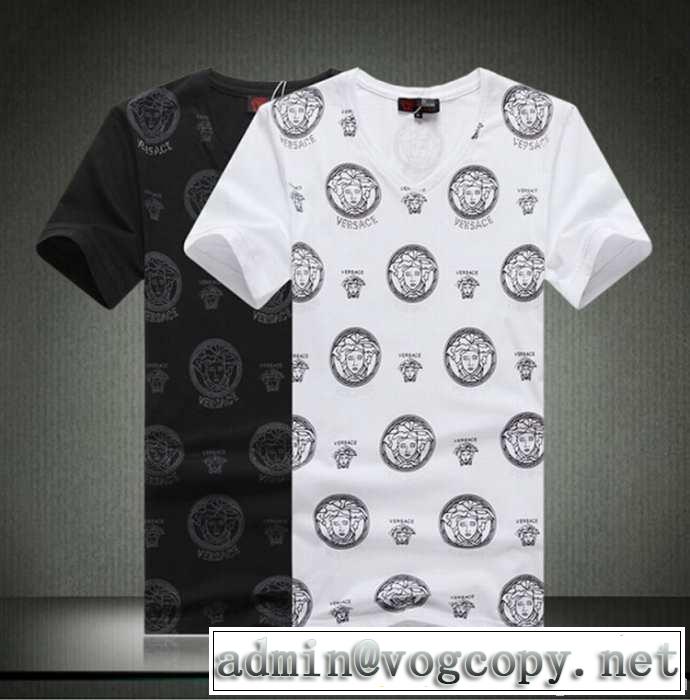 2014春夏 美品！versace ヴェルサーチ 半袖tシャツ 2色可選