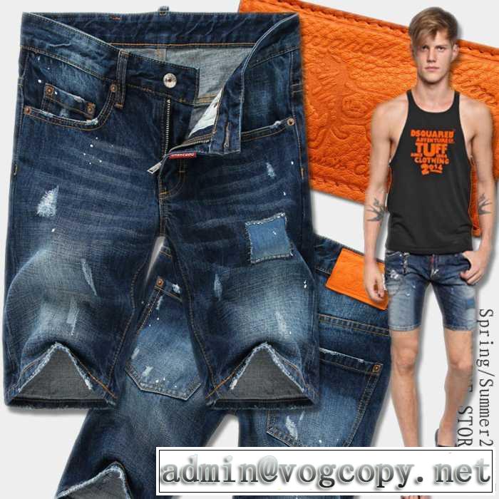 人気が爆発 2014 dsquared2 ディースクエアードショートパンツ 