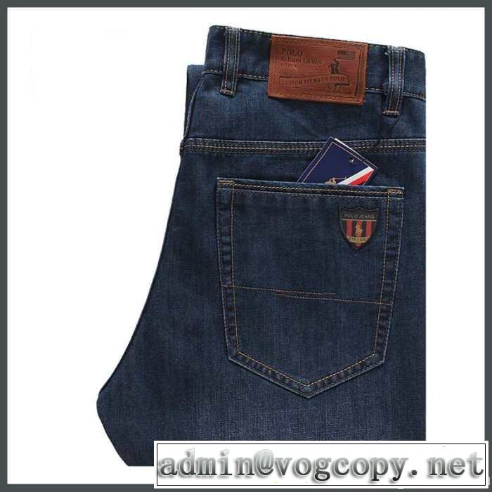 特選新作 2014秋冬 polo ralph lauren ポロ ラルフローレン ストレートデニムパンツ 細身効果