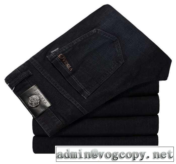 SALE!今季 2014秋冬 versace ヴェルサーチ ストレートデニムパンツ スリムフィット