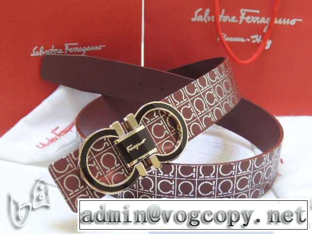 2014 首胸ロゴ ferragamo サルヴァトーレフェラガモ 本革 ベルト最高ランク