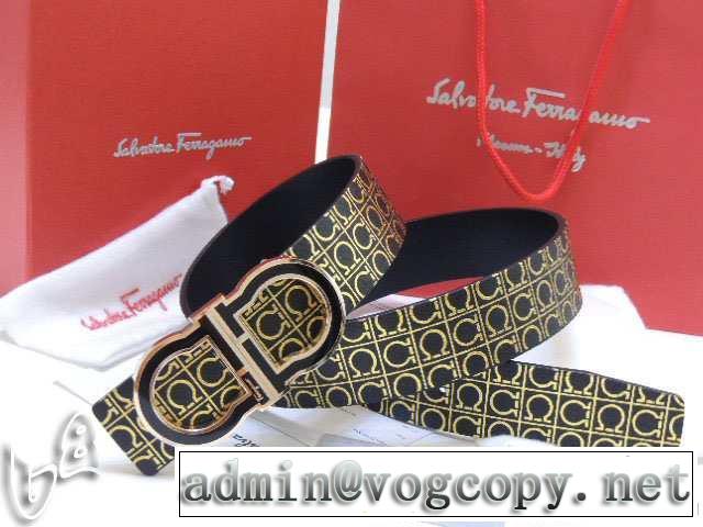 2014 ～希少 ferragamo サルヴァトーレフェラガモ 本革 ベルト最高ランク