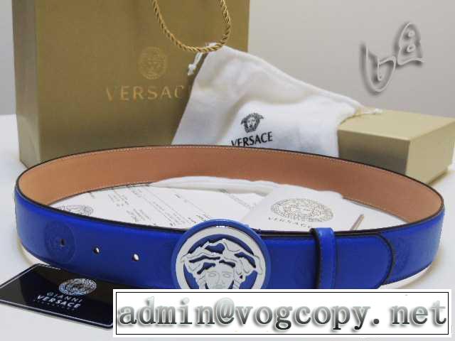 超人気美品◆2014春夏VERSACE ヴェルサーチ 本革（牛皮）ベルト最高ランク