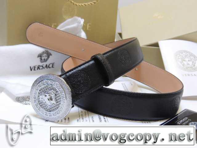 超人気美品◆ 2014春夏 versace ヴェルサーチ 本革（牛皮）ベルト最高ランク 