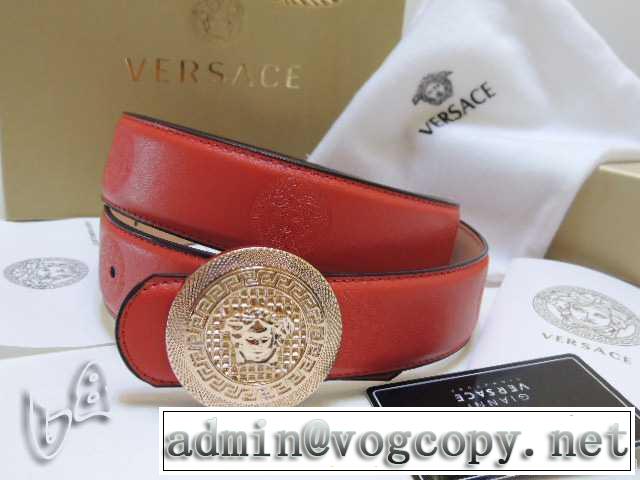  個性派！2014春夏versace ヴェルサーチ 本革（牛皮）ベルト最高ランク