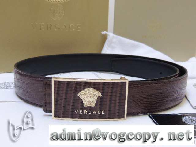 2014 ～希少 versace ヴェルサーチ 本革 ベルト最高ランク