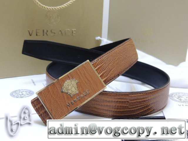 2014 完売品！ versace ヴェルサーチ 本革 ベルト最高ランク