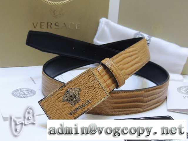 2014 人気が爆発 versace ヴェルサーチ 本革 ベルト最高ランク
