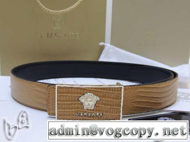 2014 お買得 versace ヴェルサーチ 本革 ベルト最高ランク
