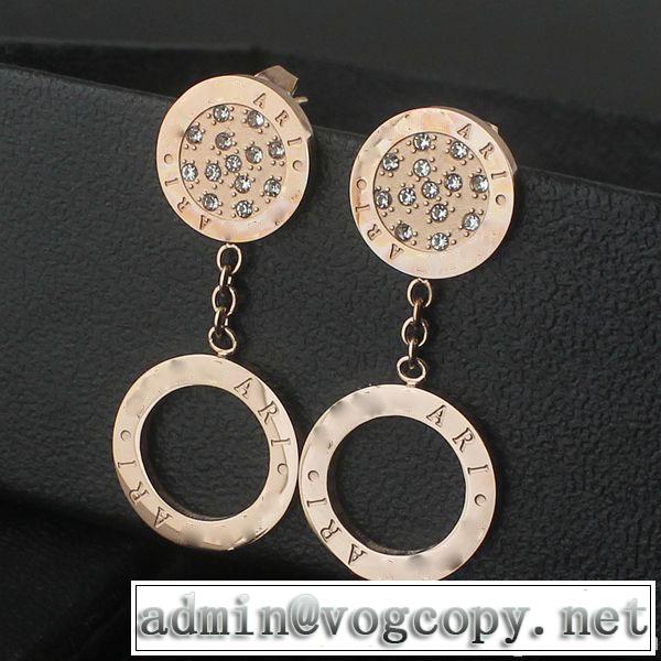秋冬 2014 上質 bvlgari ブルガリ ダイヤモンド ピアス 3色可選