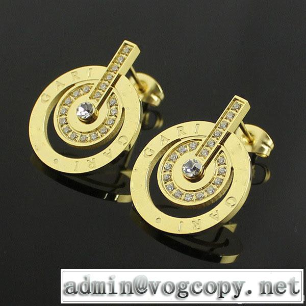 秋冬 2014 存在感◎ bvlgari ブルガリ ダイヤモンド ピアス 3色可選