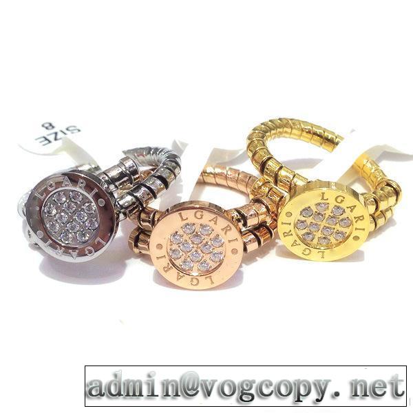 秋冬 2014 値下げ！bvlgari ブルガリ ダイヤリング 3色可選