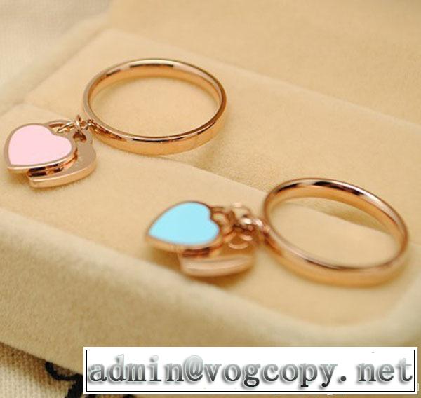 秋冬 2014 大人気！tiffany & co ティファニー ハートピンキーリング 3色可選