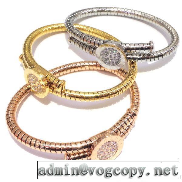 秋冬 2014 bvlgari ブルガリ お買得 ダイヤモンドバングル 3色可選