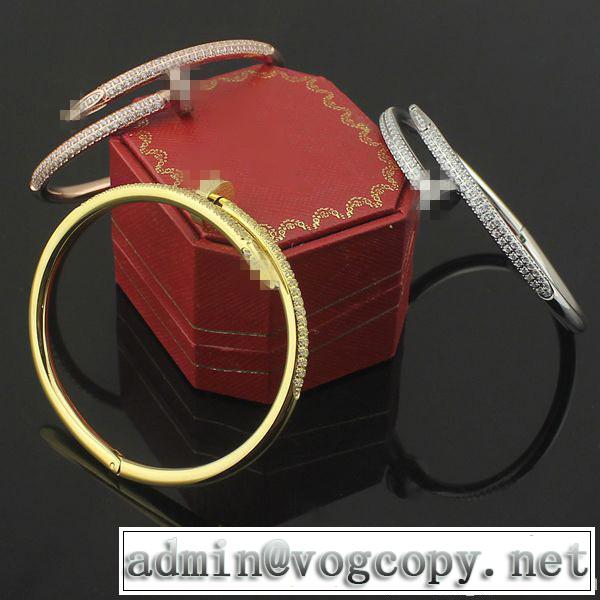秋冬 2014 ブランド cartier カルティエ ダイヤモンドバングル 3色可選