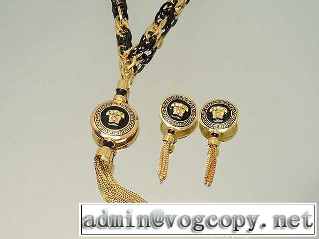 2014 秋冬 超レア セット versace ヴェルサーチ ペンダントトップ/ピアス 2色可選