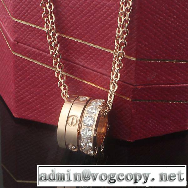 秋冬 2014 格安！cartier カルティエ ユニセックス ダイヤモンドネックレス