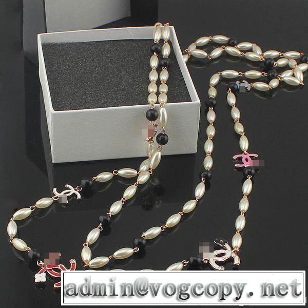秋冬 2014 新入荷 CH CH パール ネックレス 3色可選
