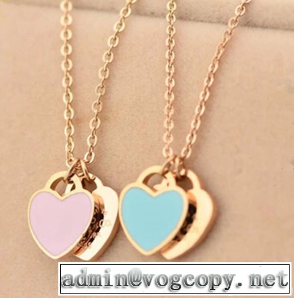 秋冬 2014 完売品！tiffany & co ティファニー ハートネックレス 2色可選