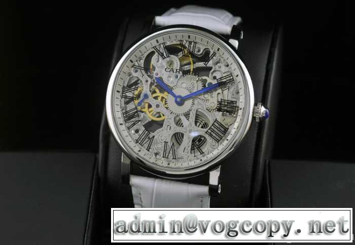 男性用腕時計 半自動卷  cartier カルティエ 日本製クオーツ 2針  44mm  メンズ腕時計